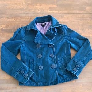 Beautiful Blue Heavy Jacket